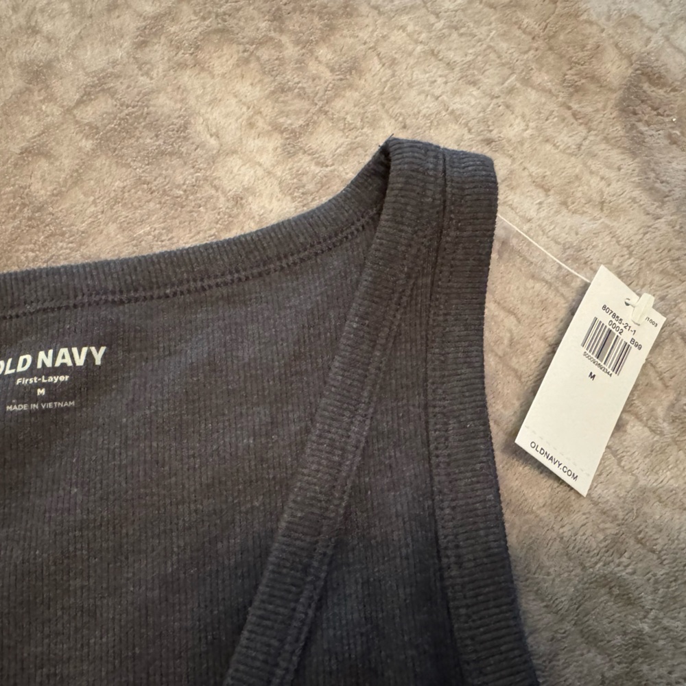 Bundle of 3 Tank Tops (charcoal, light gray, black) / Size Medium / Old Navy - Picture 5 of 7